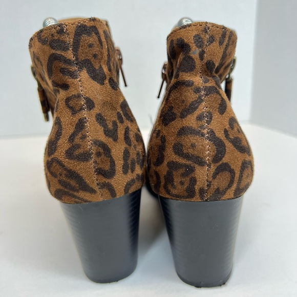 STYLE & Co. Womens Brown Leopard Print Side Zip Masrinaa Booties 7M XLNT Cond. - Picture 5 of 14